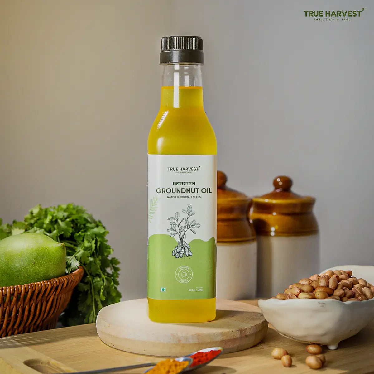 Stone-Pressed Groundnut Oil