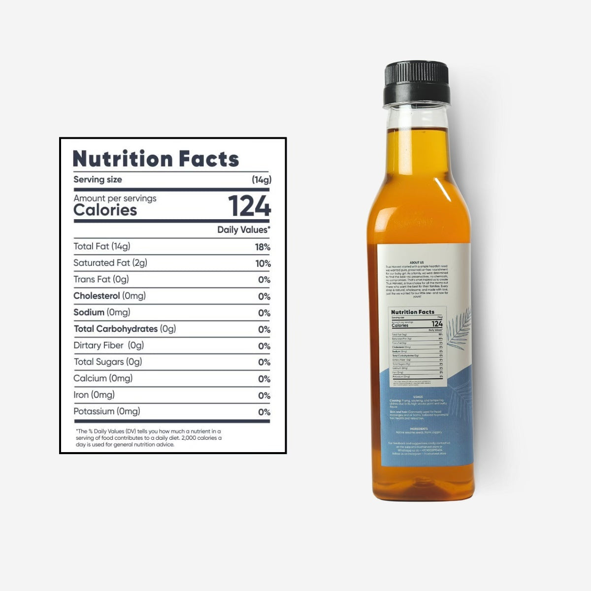 Cold Pressed Sesame Oil – True Harvest